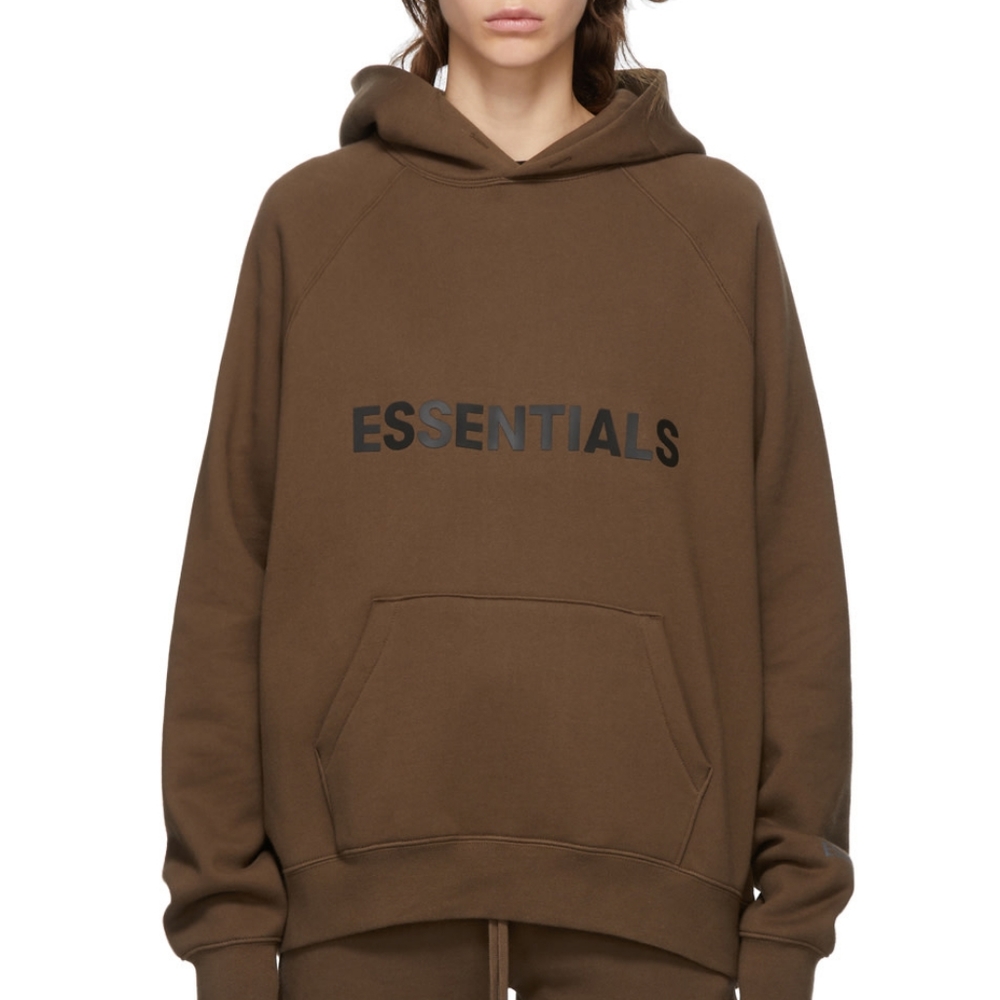 Essentials Fear of God brown Hoodie NWT
